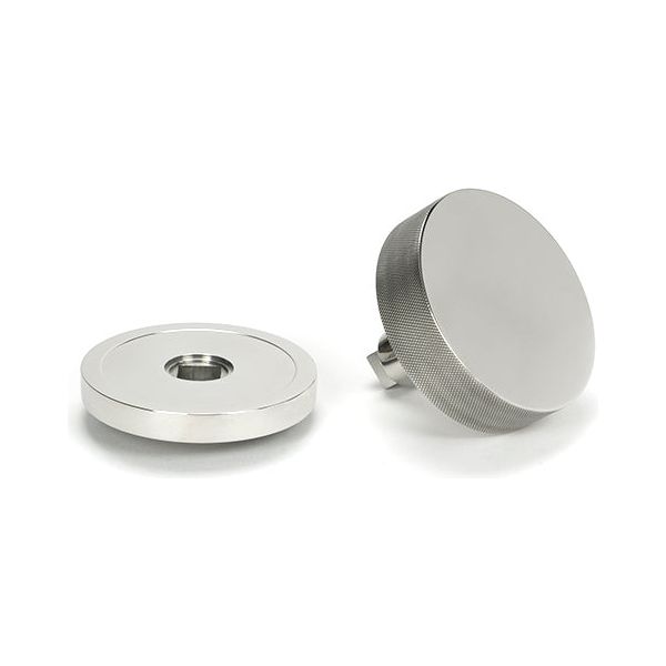 From The Anvil - Polished Marine SS (316) Brompton Centre Door Knob (Plain) - 46766