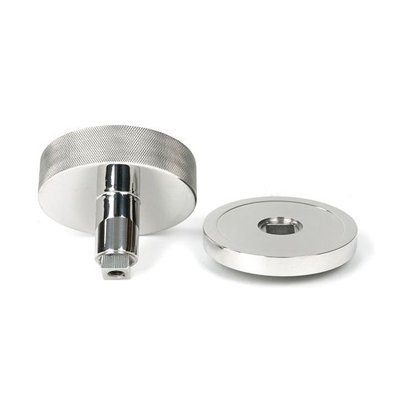 From The Anvil - Polished Marine SS (316) Brompton Centre Door Knob (Plain) - 46766