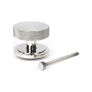 From The Anvil - Polished Marine SS (316) Brompton Centre Door Knob (Art Deco) - 46767 - Choice Handles