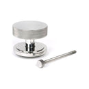 From The Anvil - Polished Marine SS (316) Brompton Centre Door Knob (Art Deco) - 46767 - Choice Handles