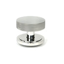 From The Anvil - Polished Marine SS (316) Brompton Centre Door Knob (Art Deco) - 46767 - Choice Handles