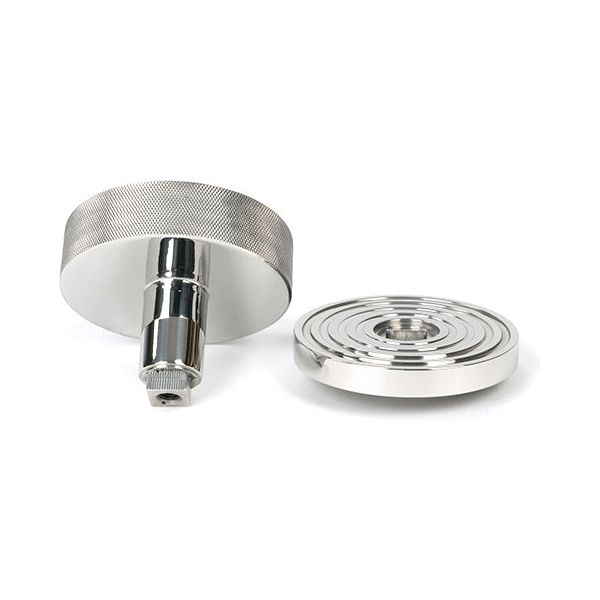 From The Anvil - Polished Marine SS (316) Brompton Centre Door Knob (Beehive) - 46768 - Choice Handles