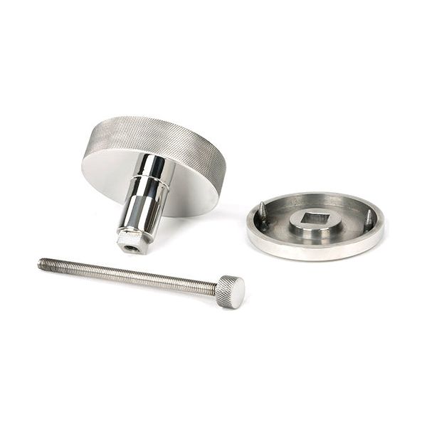 From The Anvil - Polished Marine SS (316) Brompton Centre Door Knob (Beehive) - 46768 - Choice Handles