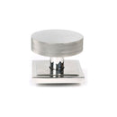 From The Anvil - Polished Marine SS (316) Brompton Centre Door Knob (Square) - 46769 - Choice Handles