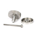 From The Anvil - Satin Marine SS (316) Brompton Centre Door Knob (Art Deco) - Satin Marine SS (316)  - 46771 - Choice Handles