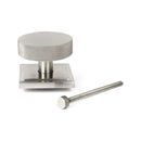 From The Anvil - Satin Marine SS (316) Brompton Centre Door Knob (Square) - Satin Marine SS (316)  - 46773 - Choice Handles