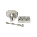 From The Anvil - Satin Marine SS (316) Brompton Centre Door Knob (Square) - Satin Marine SS (316)  - 46773 - Choice Handles
