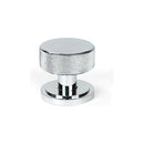 From The Anvil - Polished Chrome Brompton Mortice/Rim Knob Set (Beehive) - Polished Chrome  - 46780 - Choice Handles
