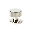 From The Anvil - Polished Nickel Brompton Mortice/Rim Knob Set (Art Deco) - Polished Nickel  - 46783 - Choice Handles