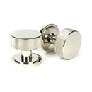 From The Anvil - Polished Nickel Brompton Mortice/Rim Knob Set (Art Deco) - Polished Nickel  - 46783 - Choice Handles