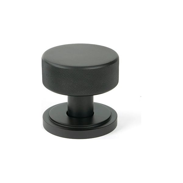 From The Anvil - Aged Bronze Brompton Mortice/Rim Knob Set (Beehive) - Aged Bronze  - 46788