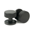 From The Anvil - Aged Bronze Brompton Mortice/Rim Knob Set (Beehive) - Aged Bronze  - 46788 - Choice Handles