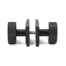 From The Anvil - Aged Bronze Brompton Mortice/Rim Knob Set (Square) - Aged Bronze  - 46789 - Choice Handles