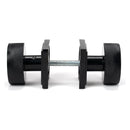 From The Anvil - Black Brompton Mortice/Rim Knob Set (Square) - Black  - 46797 - Choice Handles