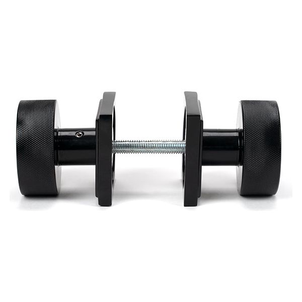 From The Anvil - Black Brompton Mortice/Rim Knob Set (Square) - Black  - 46797 - Choice Handles