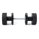 From The Anvil - Matt Black Brompton Mortice/Rim Knob Set (Plain) - Matt Black  - 46798 - Choice Handles