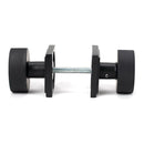 From The Anvil - Matt Black Brompton Mortice/Rim Knob Set (Square) - Matt Black  - 46801 - Choice Handles