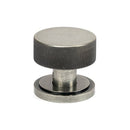 From The Anvil - Pewter Brompton Mortice/Rim Knob Set (Beehive) - Pewter Patina  - 46804 - Choice Handles