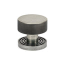 From The Anvil - Pewter Brompton Mortice/Rim Knob Set (Beehive) - Pewter Patina  - 46804 - Choice Handles