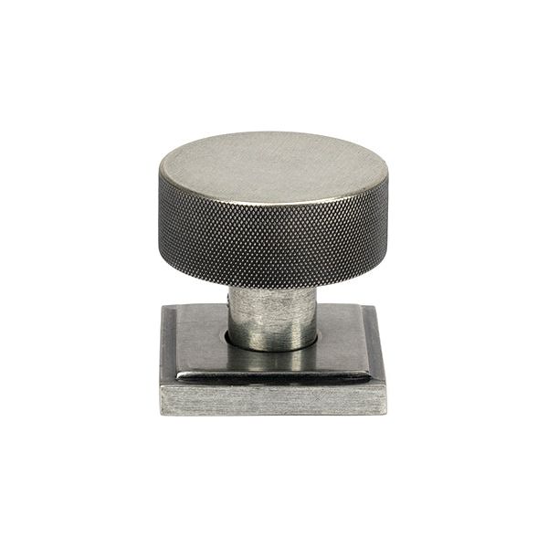 From The Anvil - Polished Marine SS (316) Brompton Mortice/Rim Knob Set (Plain) - Polished Marine SS (316)  - 46806 - Choice Handles