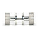 From The Anvil - Polished Marine SS (316) Brompton Mortice/Rim Knob Set (Plain) - Polished Marine SS (316)  - 46806 - Choice Handles