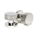 From The Anvil - Polished Marine SS (316) Brompton Mortice/Rim Knob Set (Plain) - Polished Marine SS (316)  - 46806 - Choice Handles