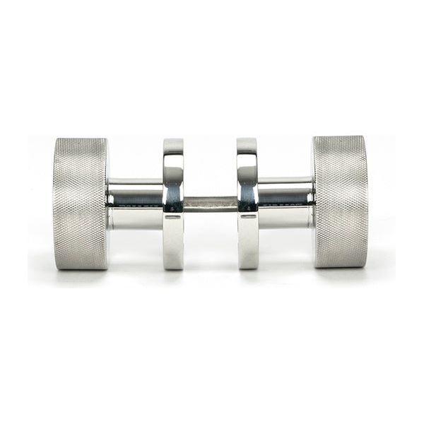 From The Anvil - Polished Marine SS (316) Brompton Mortice/Rim Knob Set (Beehive) - Polished Marine SS (316)  - 46808 - Choice Handles