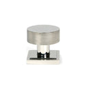 From The Anvil - Polished Marine SS (316) Brompton Mortice/Rim Knob Set (Square) - Polished Marine SS (316)  - 46809 - Choice Handles