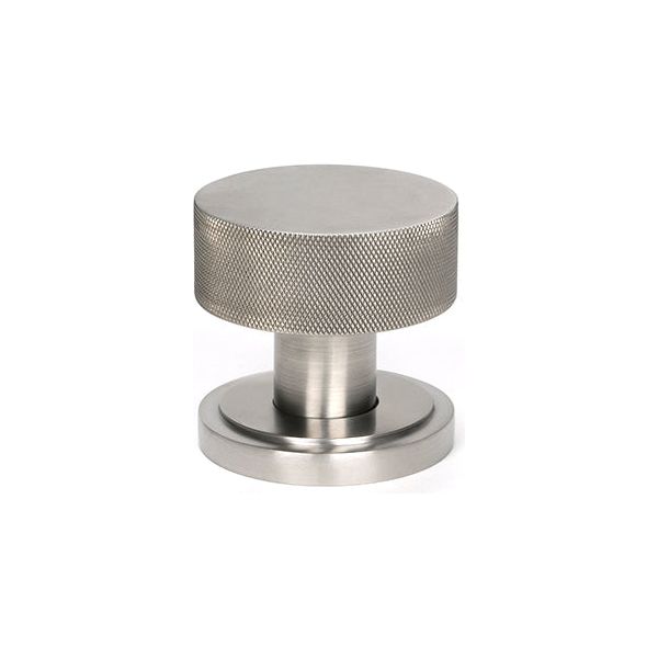 From The Anvil - Satin Marine SS (316) Brompton Mortice/Rim Knob Set (Art Deco) - Satin Marine SS (316)  - 46811