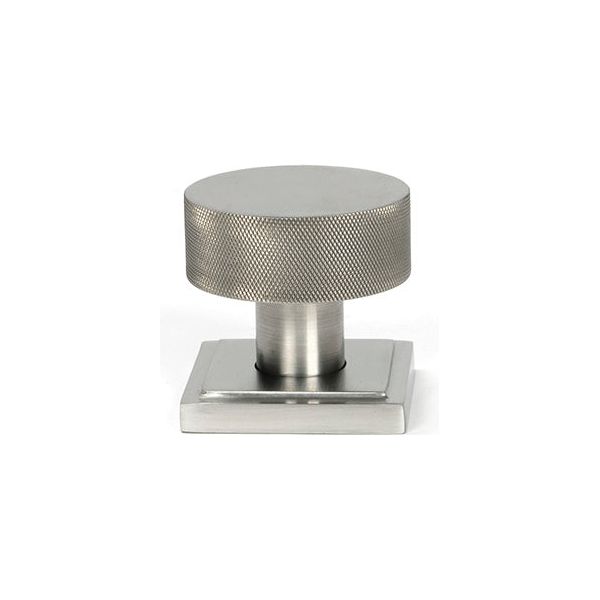 From The Anvil - Satin Marine SS (316) Brompton Mortice/Rim Knob Set (Square) - Satin Marine SS (316)  - 46813