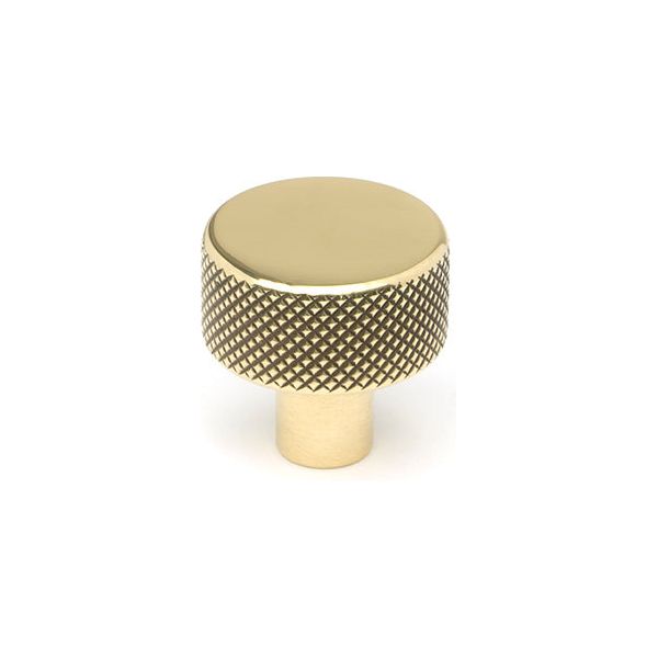 From The Anvil - Brompton Cabinet Knob - 25mm (No rose) - Aged Brass - 46815