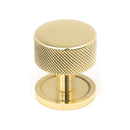 From The Anvil - Brompton Cabinet Knob - 32mm (Plain) - Polished Brass - 46828 - Choice Handles