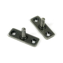 From The Anvil - Pewter 8" Newbury Stay - Pewter Patina  - 46835 - Choice Handles