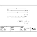 From The Anvil - Matt Black 10" Newbury Stay - Matt Black  - 46837 - Choice Handles