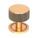 From The Anvil - Brompton Cabinet Knob - 32mm (Plain) - Polished Bronze - 46870 - Choice Handles