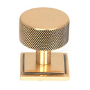 From The Anvil - Brompton Cabinet Knob - 32mm (Square) - Polished Bronze - 46873 - Choice Handles