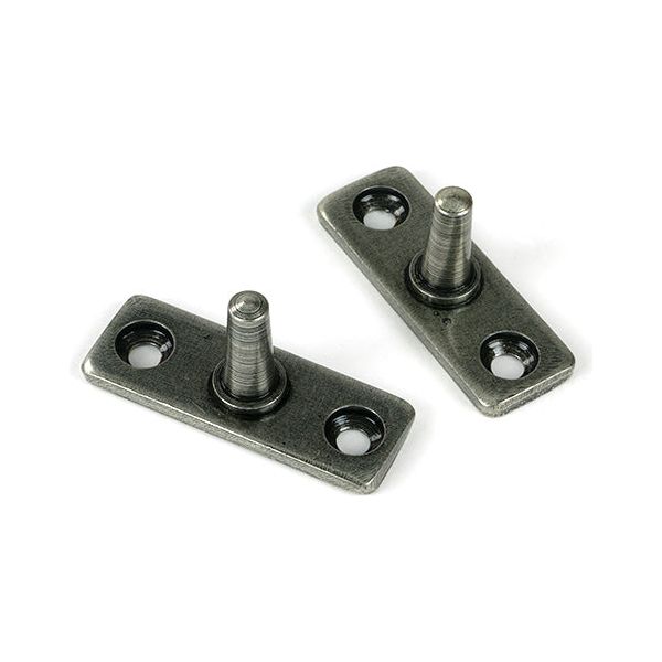From The Anvil - Pewter 12" Newbury Stay - Pewter Patina  - 46877 - Choice Handles