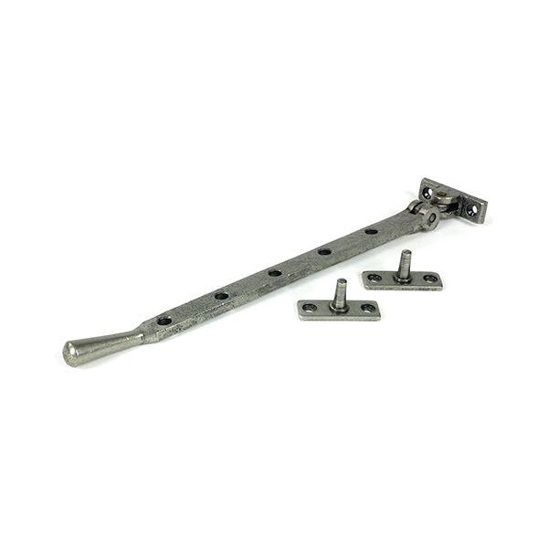 From The Anvil - Pewter 12" Newbury Stay - Pewter Patina  - 46877 - Choice Handles