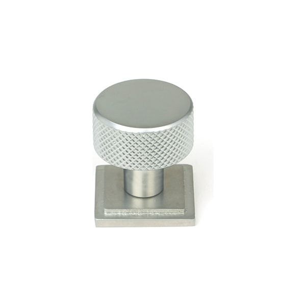 From The Anvil - Brompton Cabinet Knob - 25mm (Square) - Satin Chrome - 46884 - Choice Handles