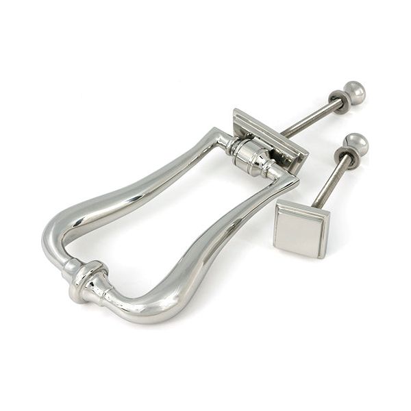 From The Anvil - Polished Marine SS (316) Slimline Art Deco Door Knocker - 46939