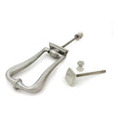 From The Anvil - Satin Marine SS (316) Slimline Art Deco Door Knocker - 46940 - Choice Handles