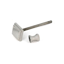 From The Anvil - Satin Marine SS (316) Slimline Art Deco Door Knocker - 46940 - Choice Handles