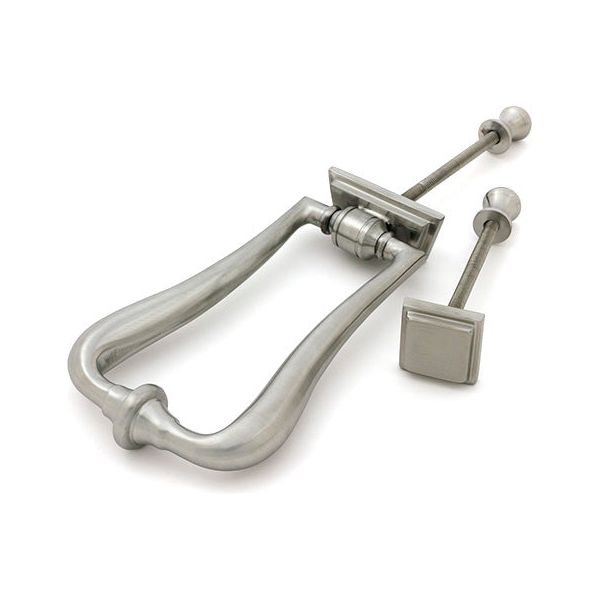 From The Anvil - Satin Marine SS (316) Slimline Art Deco Door Knocker - 46940