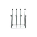 From The Anvil - Pewter Four Pair Boot Rack - Pewter Patina  - 47107 - Choice Handles