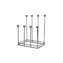 From The Anvil - Pewter Four Pair Boot Rack - Pewter Patina  - 47107 - Choice Handles