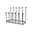 From The Anvil - Matt Black Six Pair Boot Rack - Matt Black  - 47108 - Choice Handles