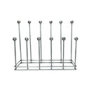 From The Anvil - Pewter Six Pair Boot Rack - Pewter Patina  - 47109 - Choice Handles