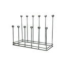 From The Anvil - Pewter Six Pair Boot Rack - Pewter Patina  - 47109 - Choice Handles