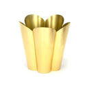 From The Anvil - Smooth Brass Flora Pot - Large - Smooth Brass  - 47125 - Choice Handles