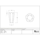 From The Anvil - Smooth Brass Flora Vase - Smooth Brass  - 47128 - Choice Handles